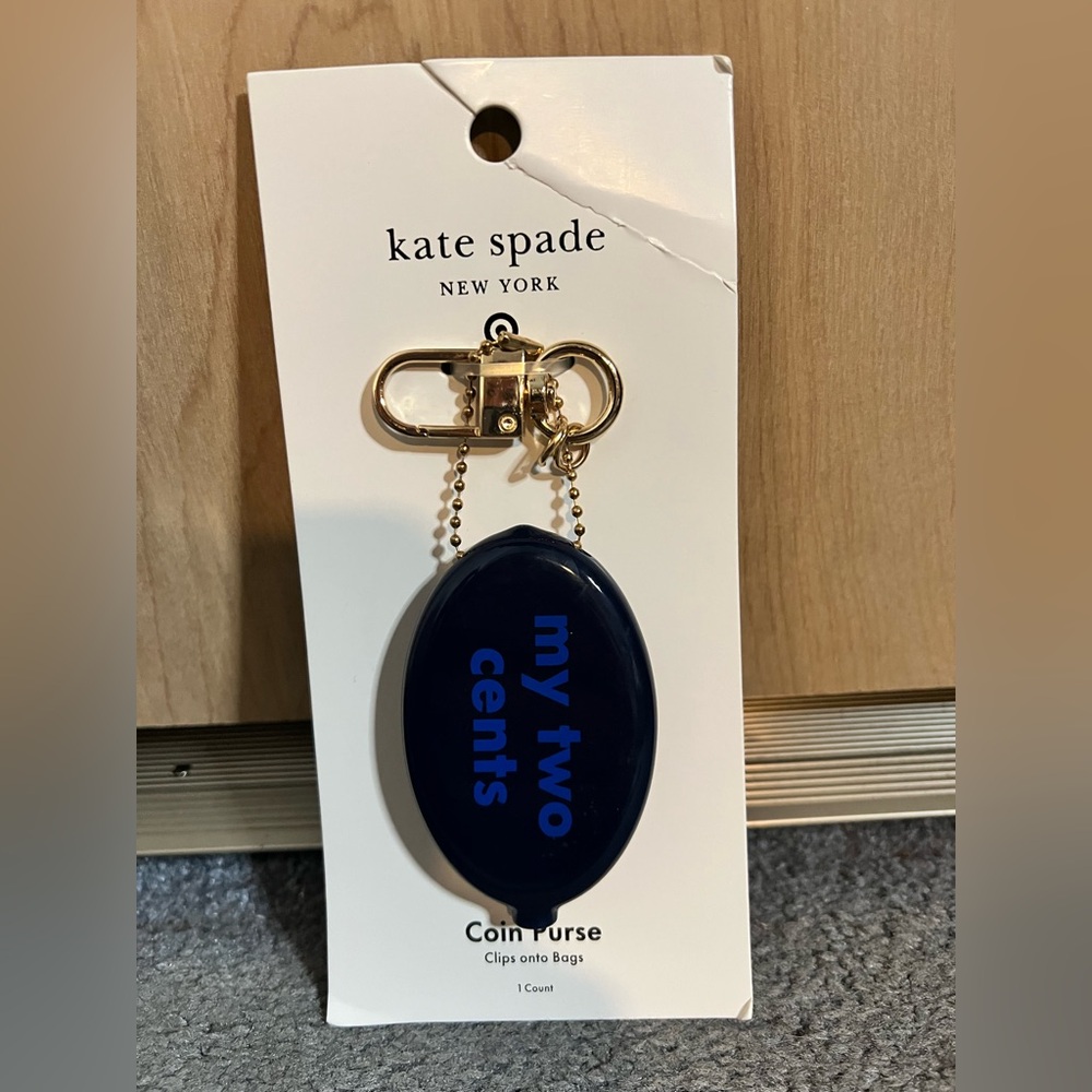 My Two Cents Coin Purse Bag Charm Keychain - kate spade new york Target